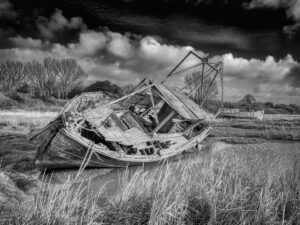 Ruined Boats at Heswall
